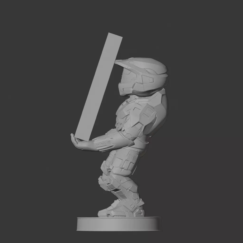Master Chief Holder 3D print model_10