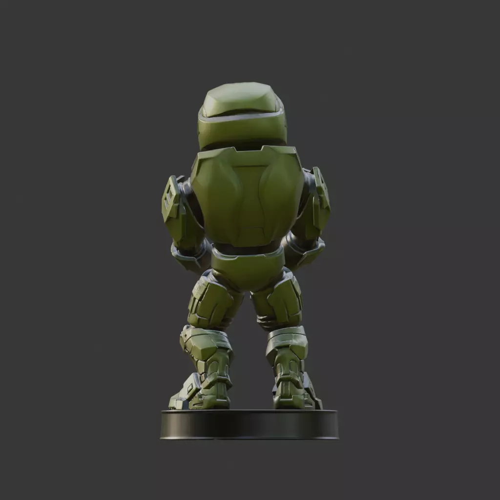 Master Chief Holder 3D print model_2