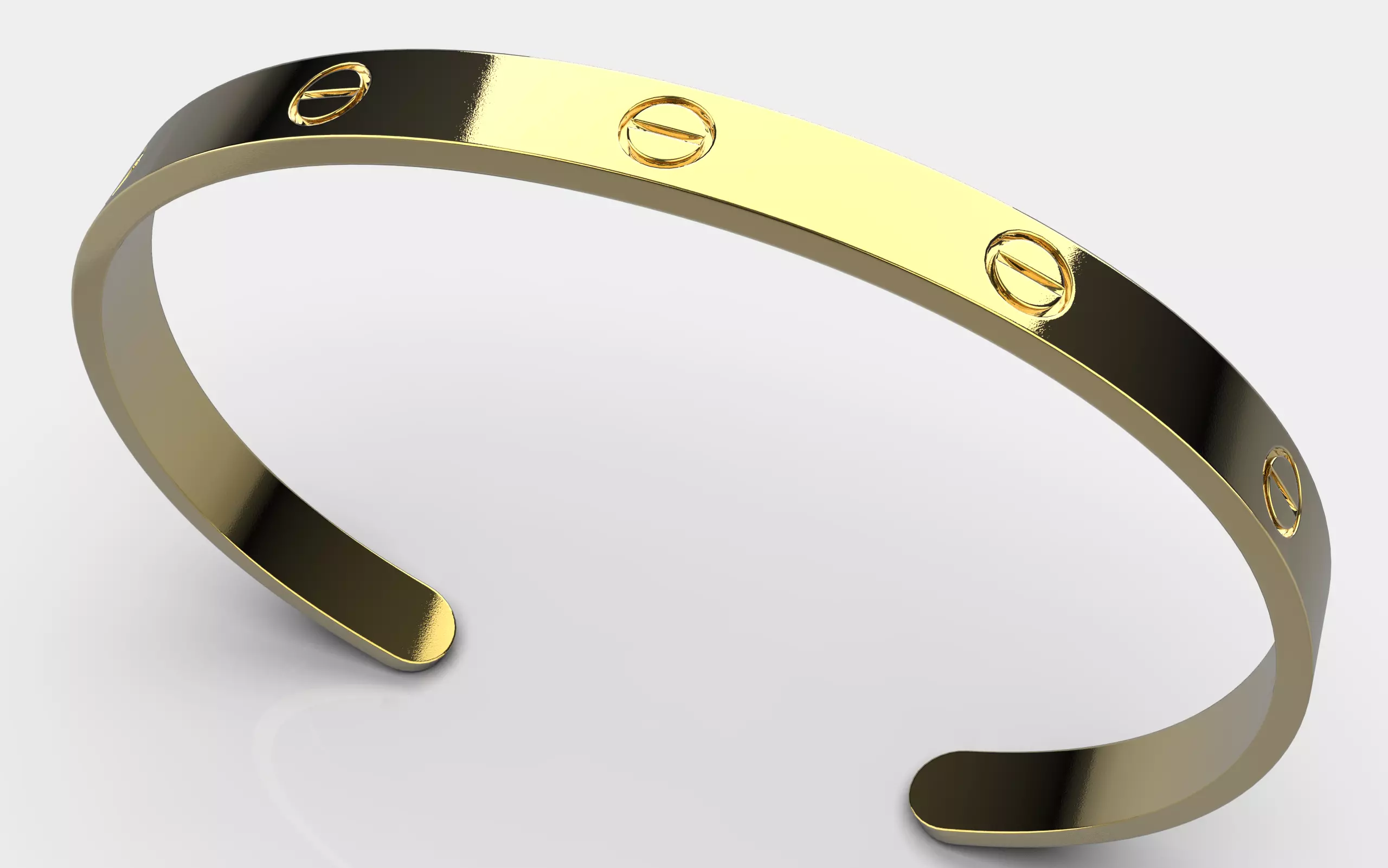 Bracelet Love Size 20 3D print model_2