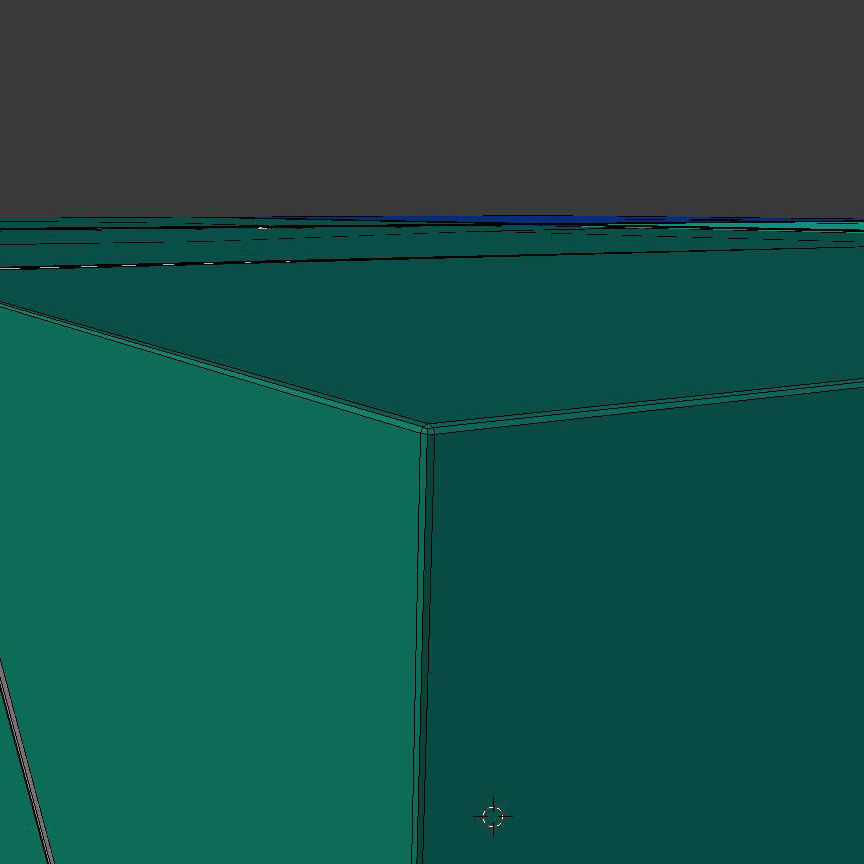 Wood table Low-poly 3D model_12