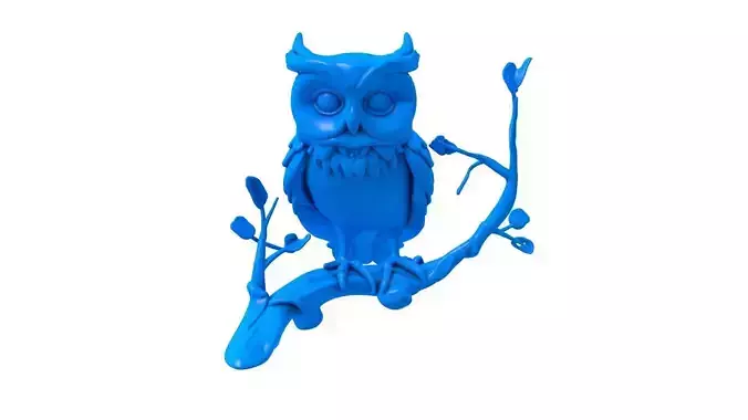 owl - owl stl -  bird - baby owl - Christmas owl - halloween owl