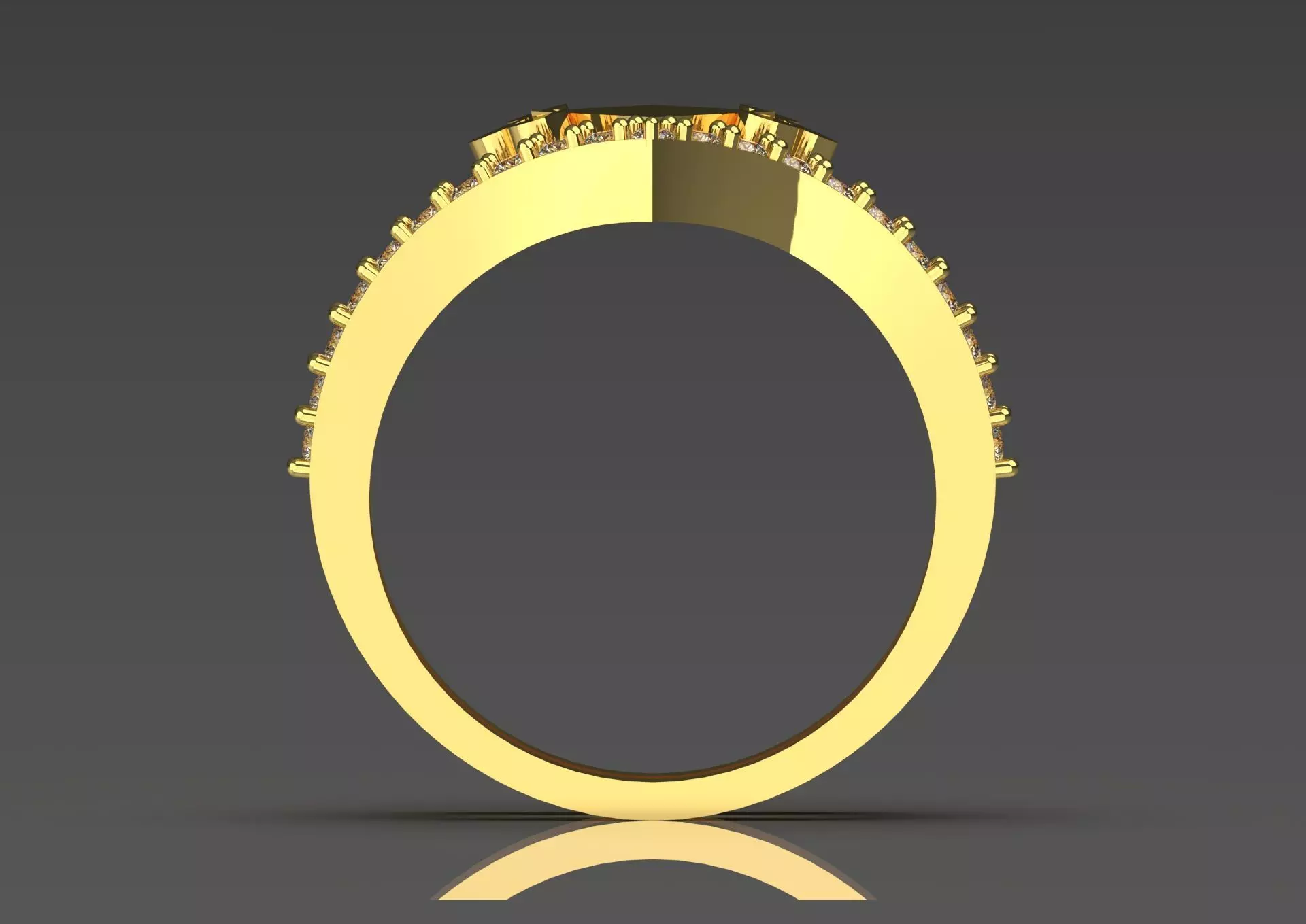 Wedding STL 3D Ring Set Embrace of Light model wr0033 3D print model_2