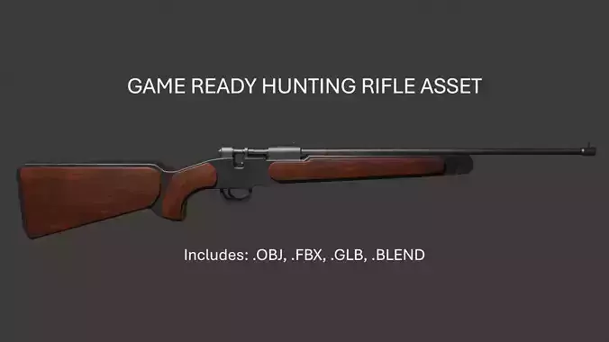 GAME READY HUNTING RIFLE ASSET