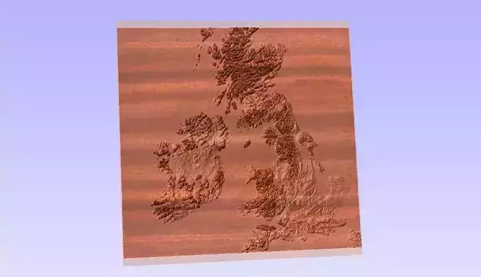 united kingdom heightmap grayscale