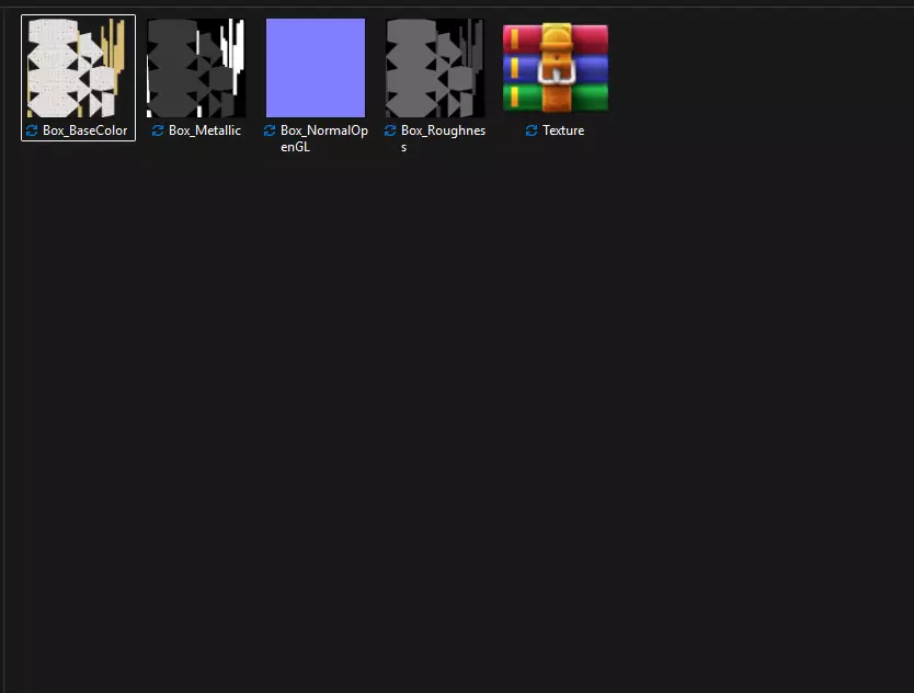 Christmas Present PBR White 07 3D model_3