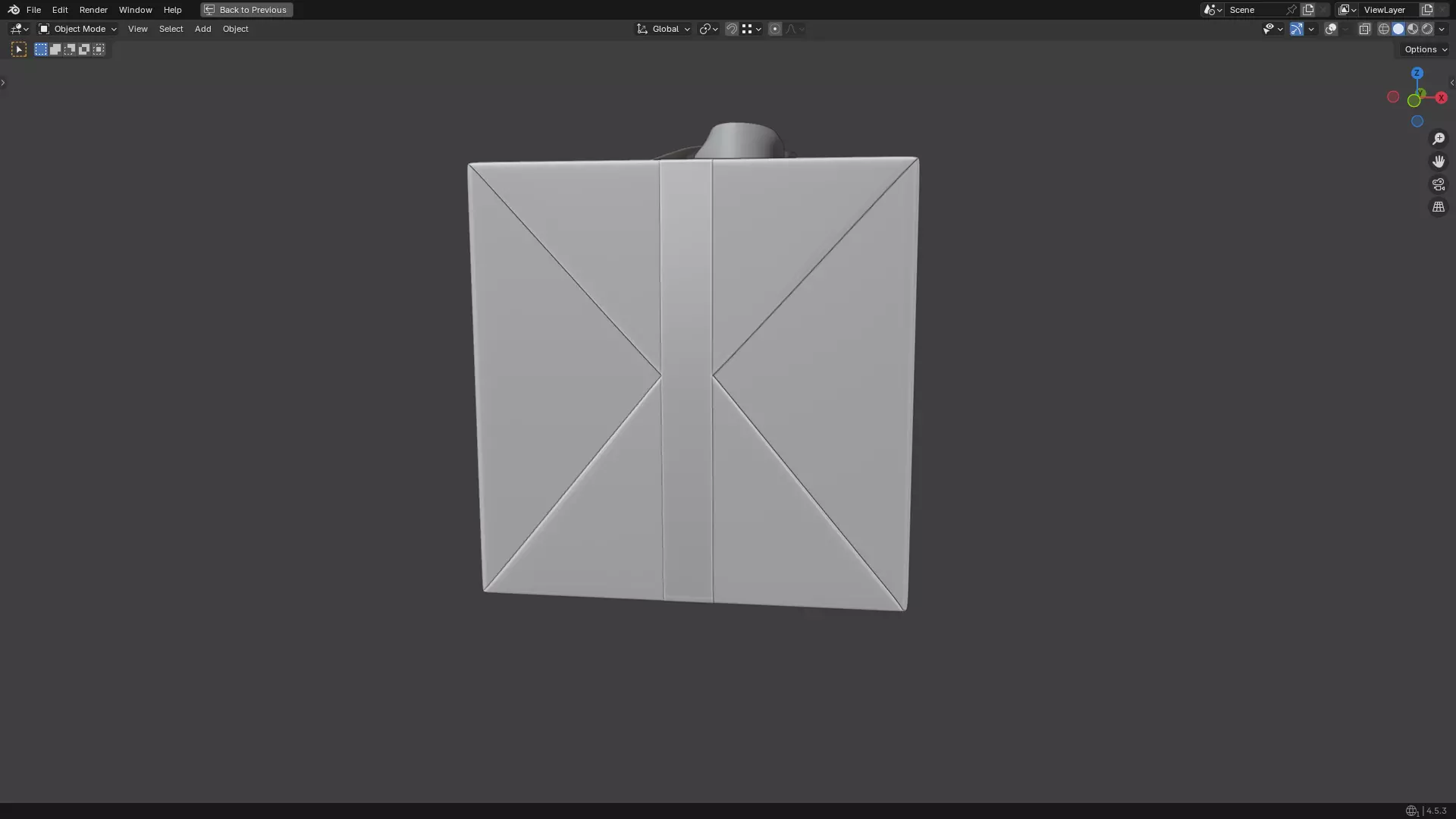 Christmas Present PBR White 07 3D model_16