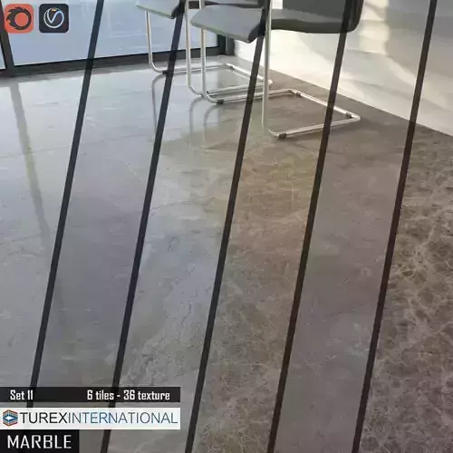 TUREX INTERNATIONAL Marble Tiles Set