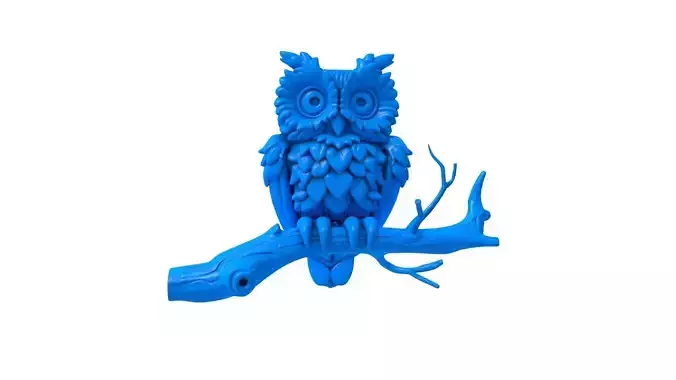 owl - owl stl -  bird -  baby owl - Christmas owl - halloween