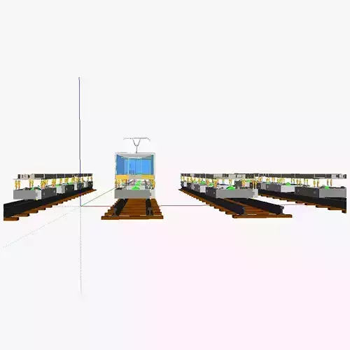 Modular train EM 3D model
