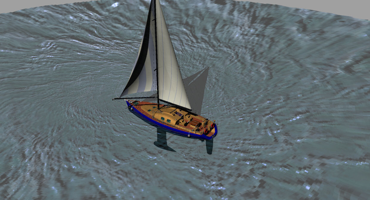 Sailboat III Free 3D model_13