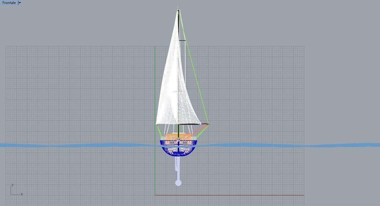 Sailboat III Free 3D model_15