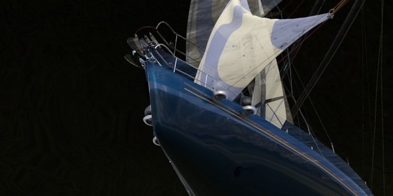 Sailboat III Free 3D model_7