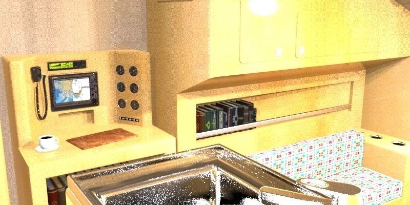 Sailboat III Free 3D model_12