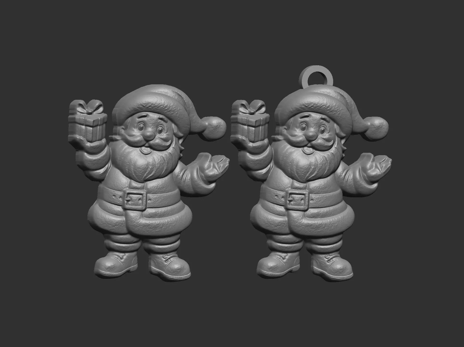 sanda with gift one cnc model 3D print model_13