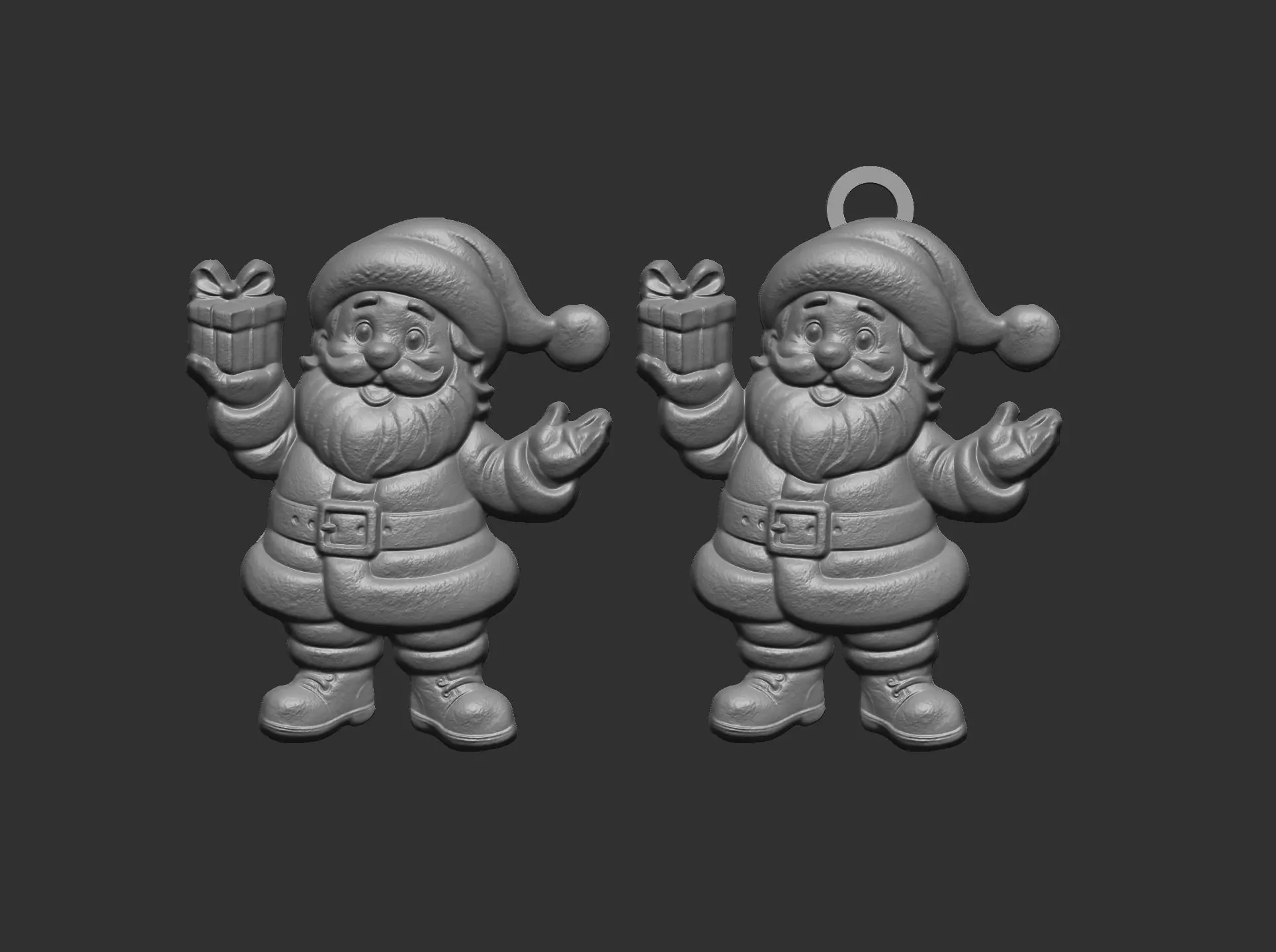 sanda with gift one cnc model 3D print model_7