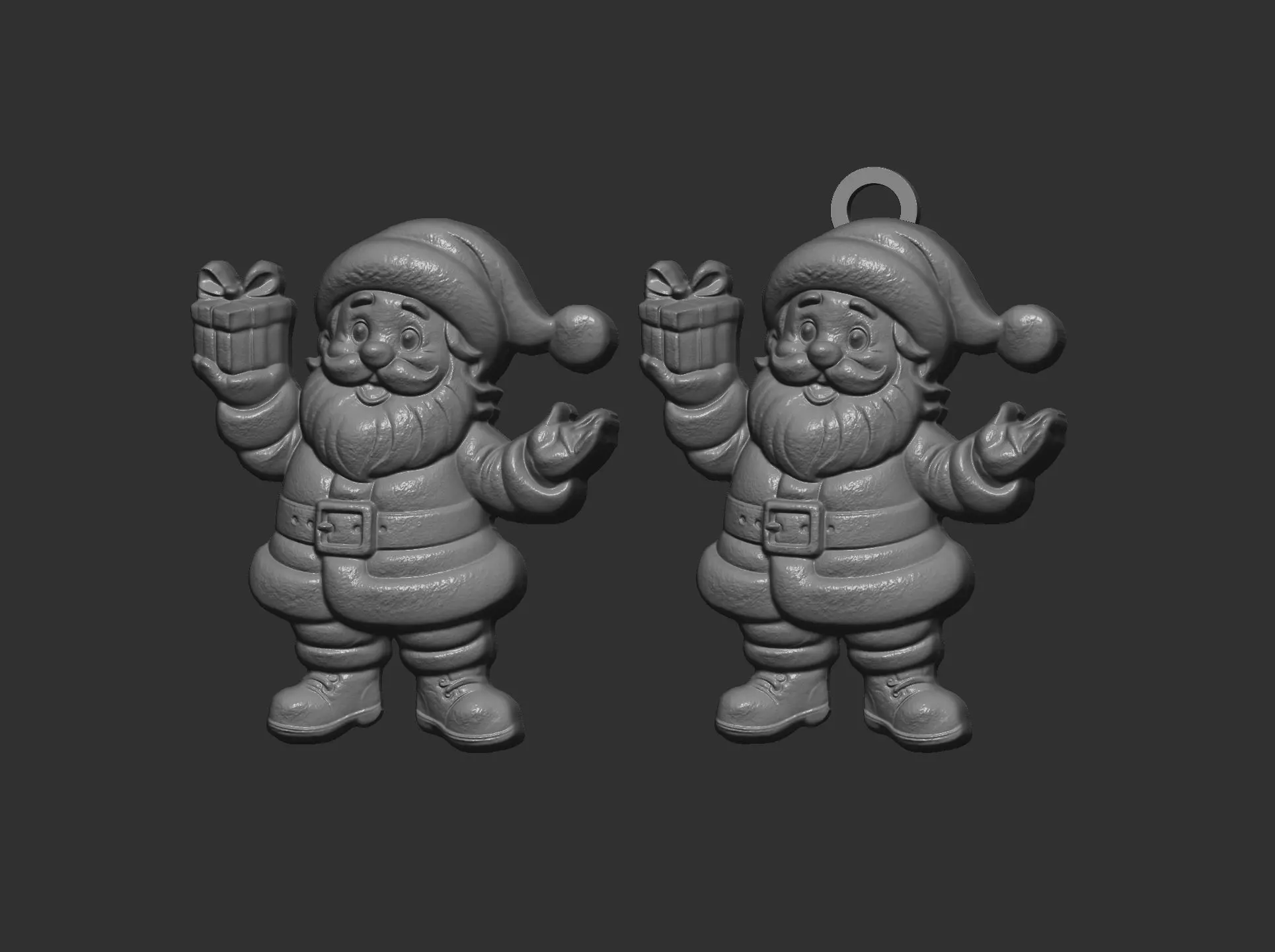 sanda with gift one cnc model 3D print model_3