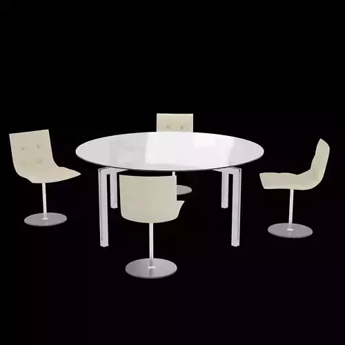 Glass Top dining Table