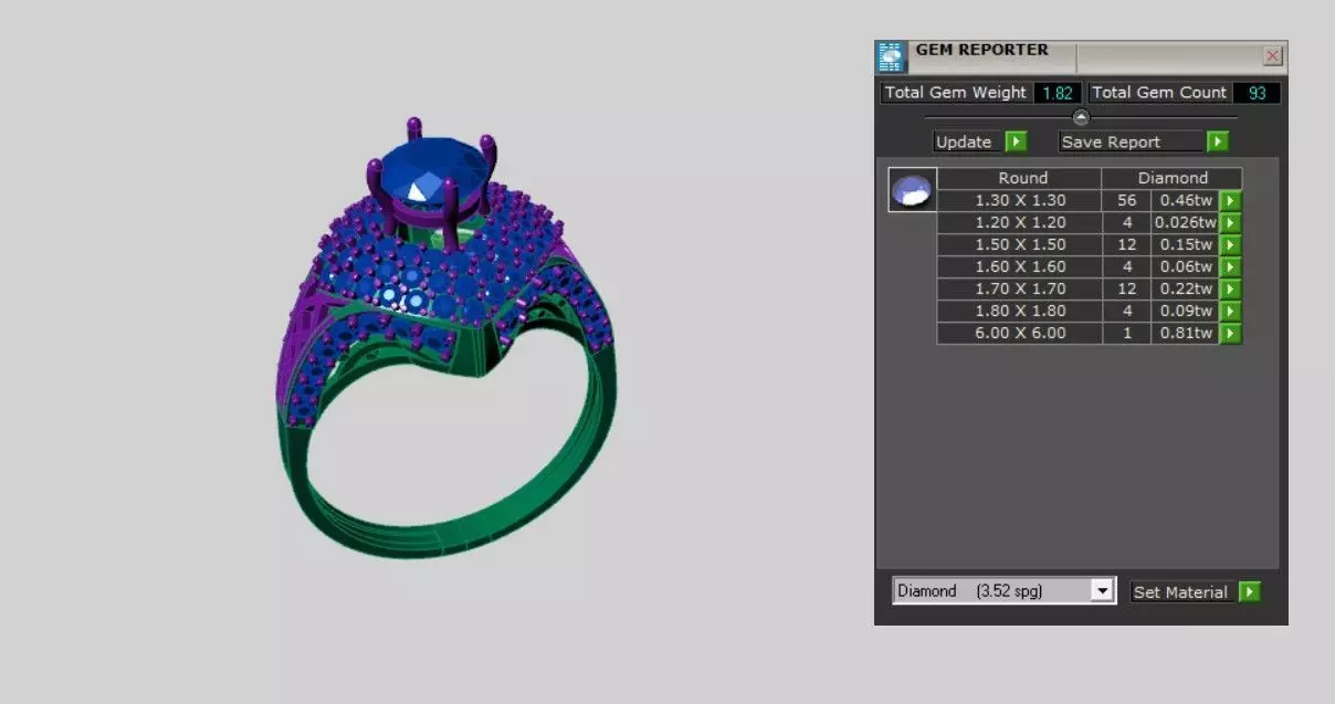 Rings 3D print model_3