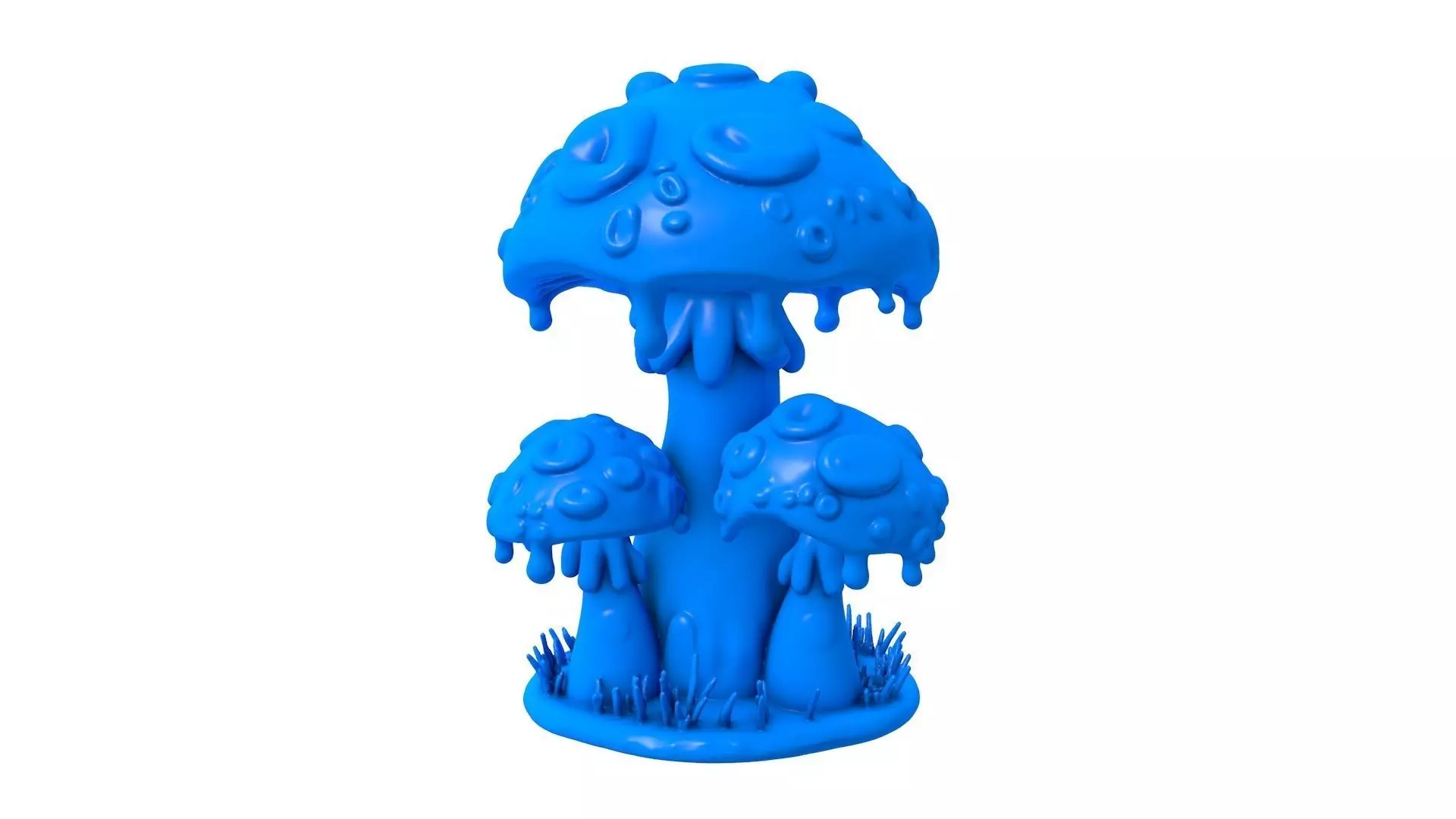 morel - Cartoon Mushroom - Cartoon Mushroom stl - Mushroom 3D print model