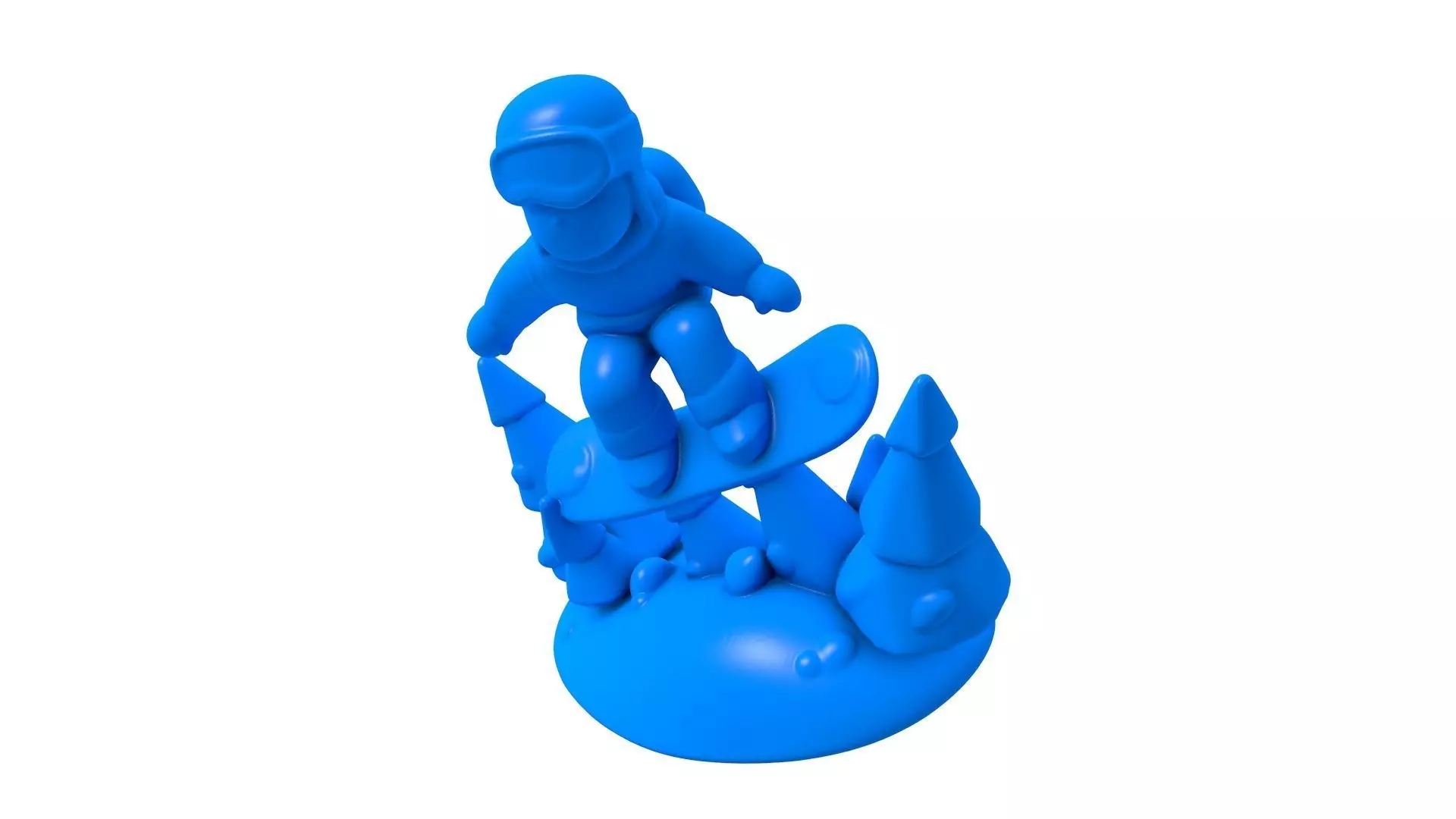 snowboard -snowboard stl - ski - ski stl -winter -snow  3D print model_2