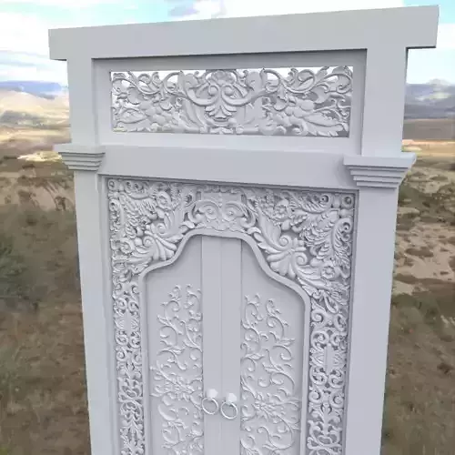 Balinese Gebyok Carved Door