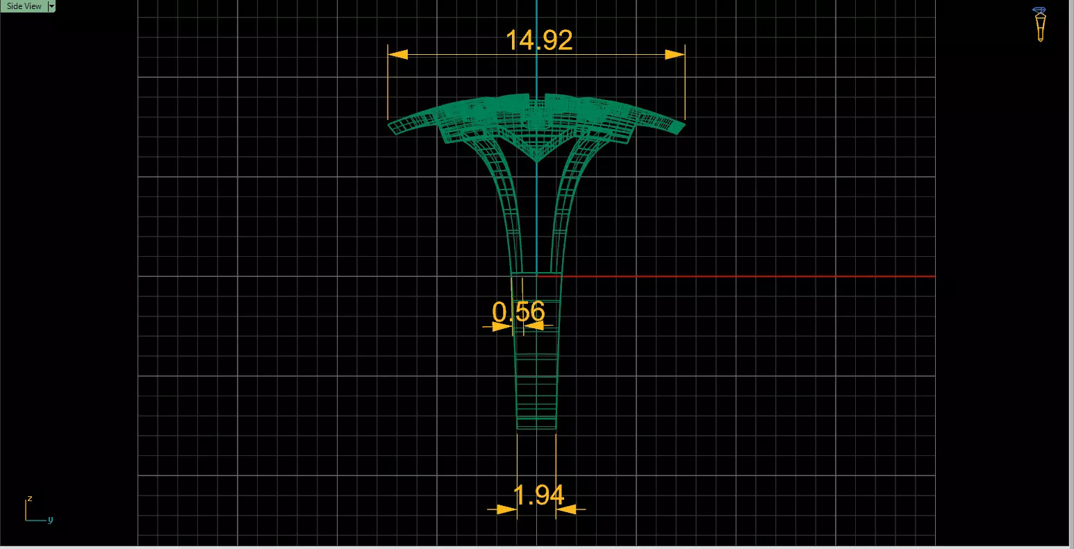 Bold Geometric Star Ring File Item 30 3D print model_7