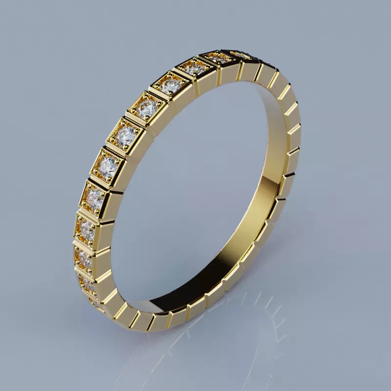 Rings Ice Cube Version4 All Size 3D print model_4