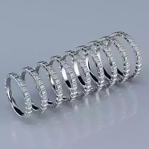 Rings Ice Cube Version4 All Size