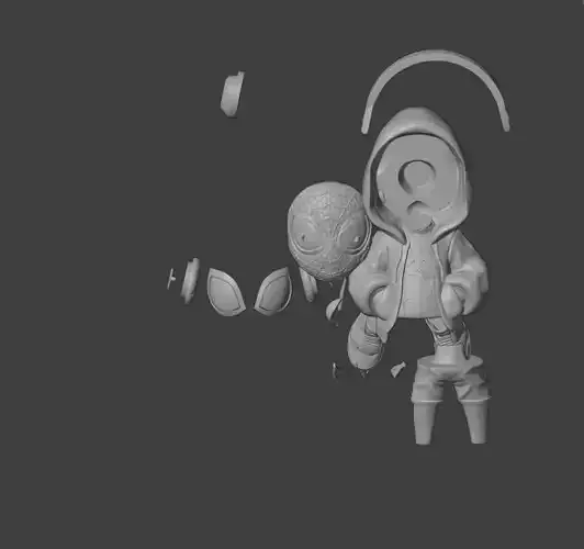  spiderman chubby parts stl model for printing