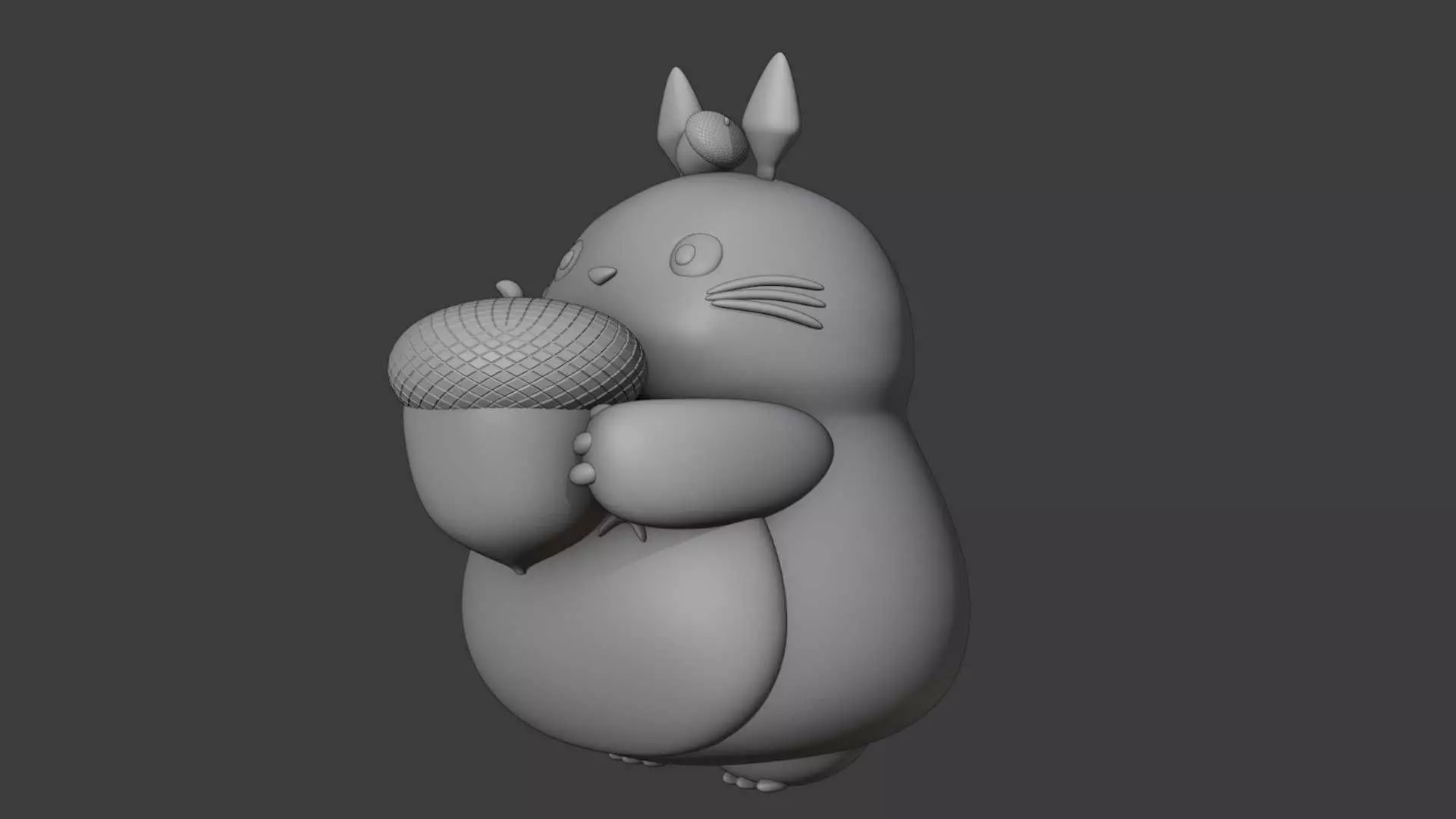 totoro 03 3D print model_8