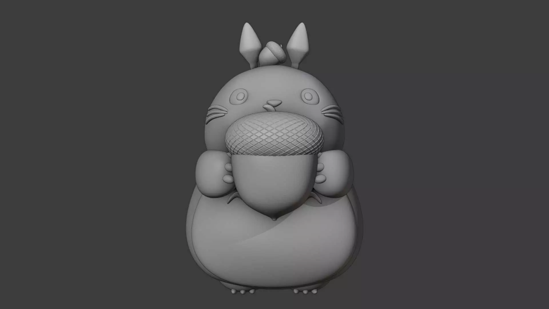 totoro 03 3D print model_1