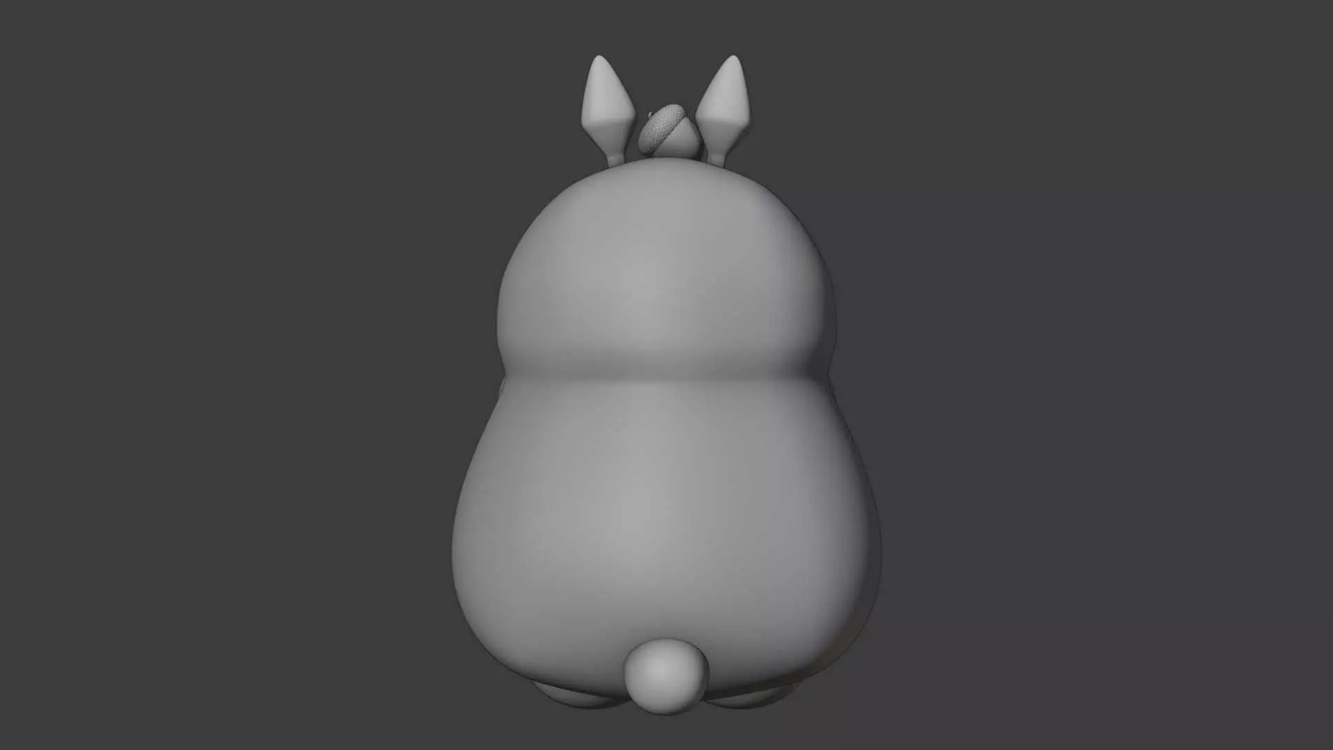 totoro 03 3D print model_5