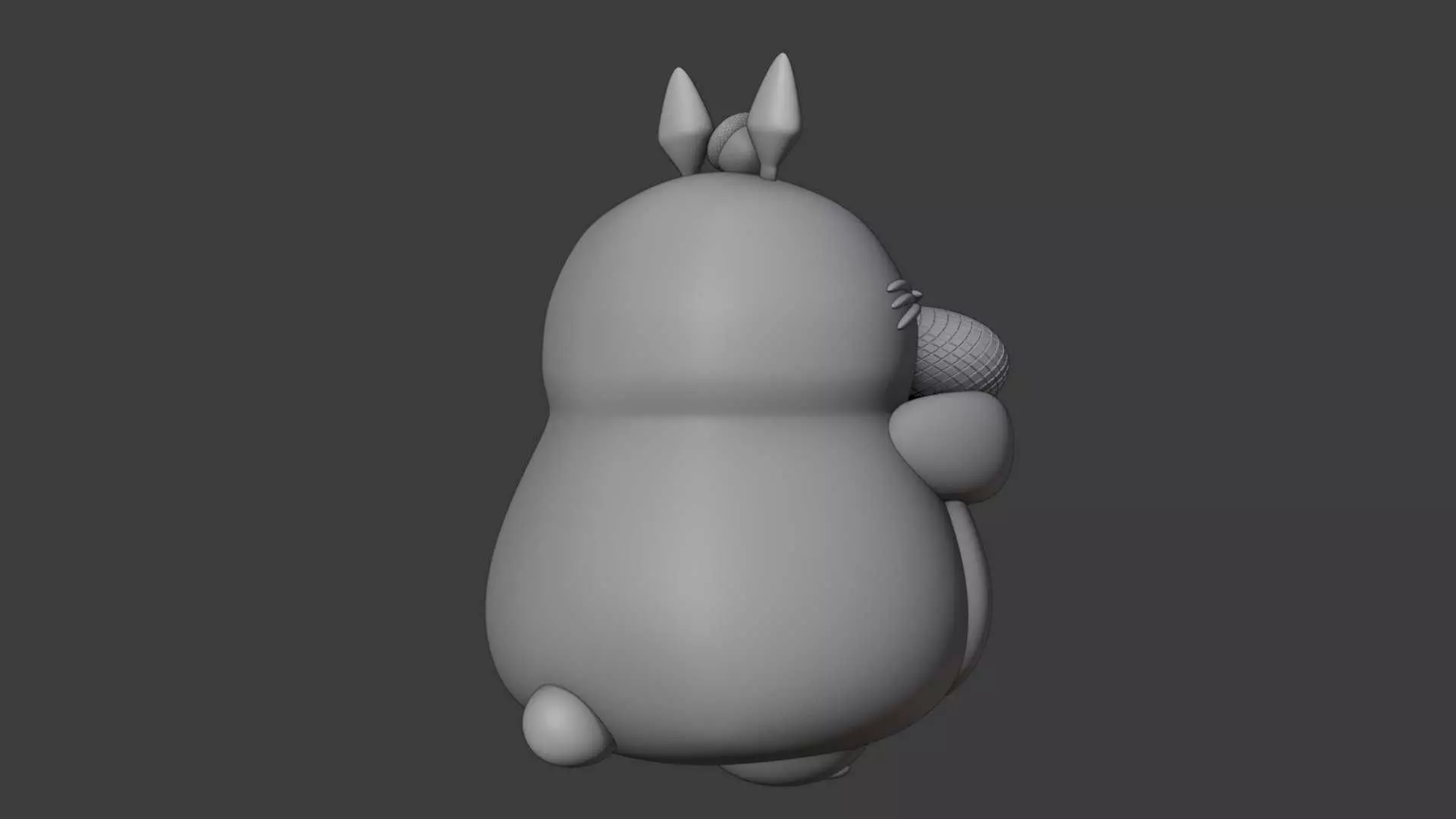 totoro 03 3D print model_4