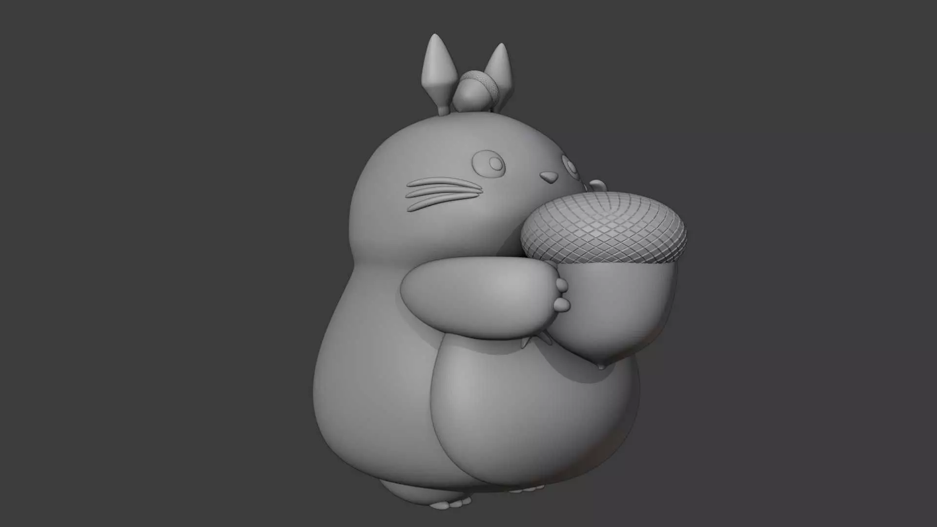 totoro 03 3D print model_2