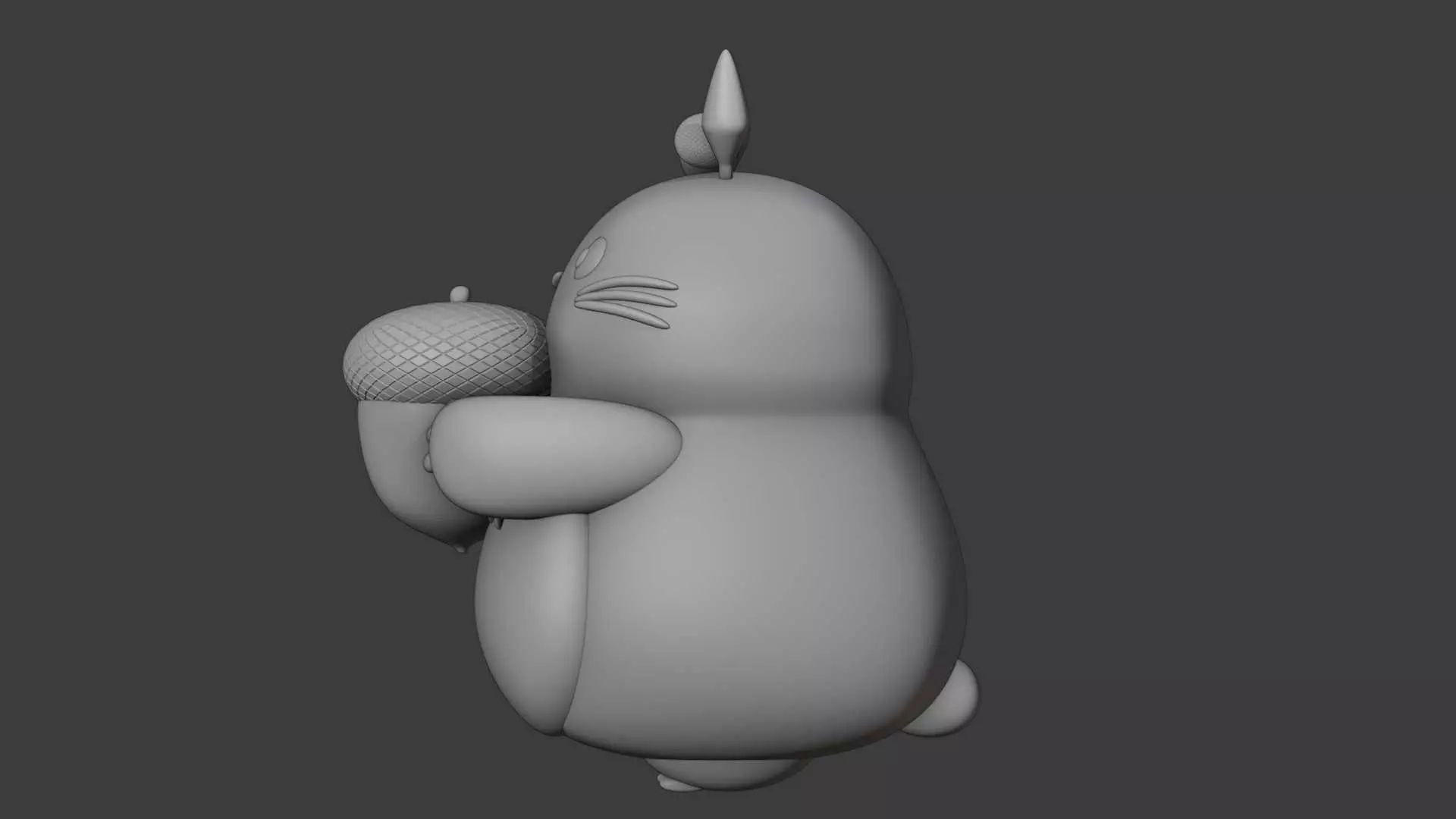 totoro 03 3D print model_7