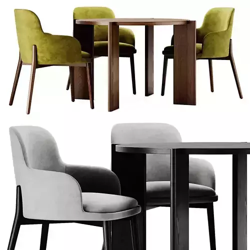 Phantom Hands Table and Tirolo Celine Chair