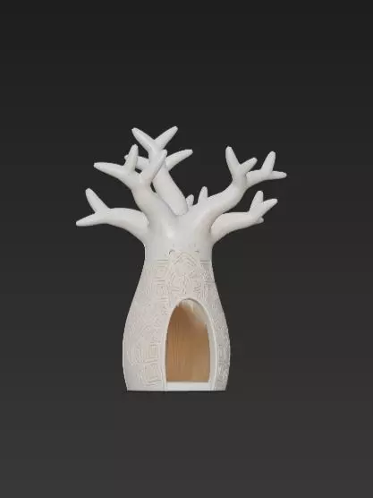 3D Baobab Tree With Hollow Model 3D print model_14