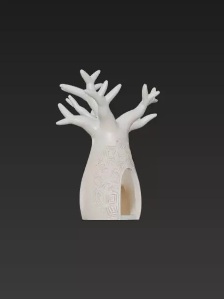 3D Baobab Tree With Hollow Model 3D print model_13