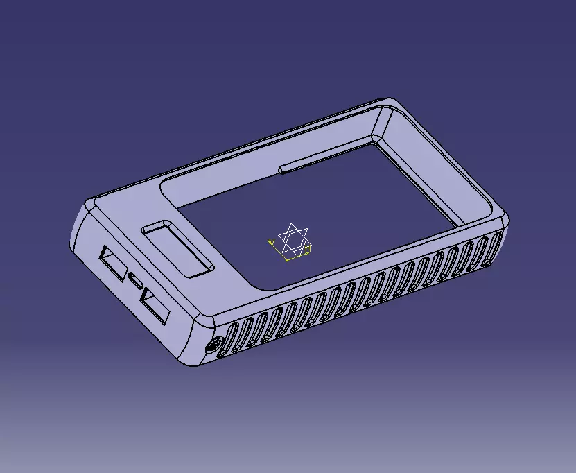 Power Bank Enclosure Honeycomb Style 3D print model_34