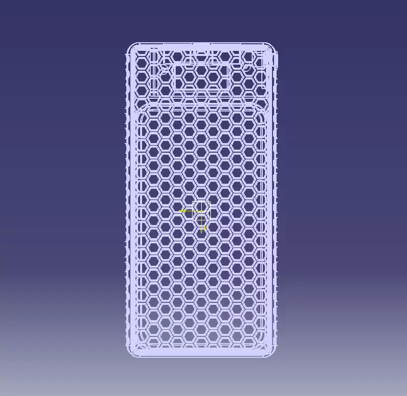 Power Bank Enclosure Honeycomb Style 3D print model_8