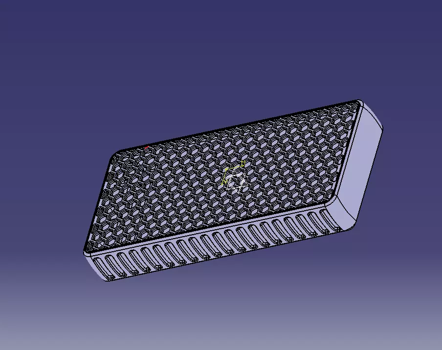 Power Bank Enclosure Honeycomb Style 3D print model_14
