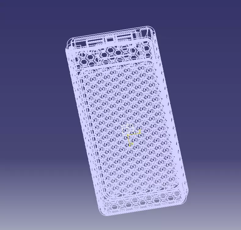 Power Bank Enclosure Honeycomb Style 3D print model_22