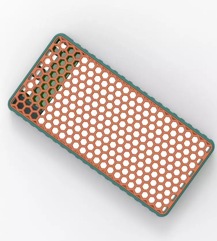 Power Bank Enclosure Honeycomb Style 3D print model_44