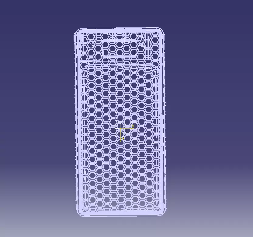 Power Bank Enclosure Honeycomb Style 3D print model_10