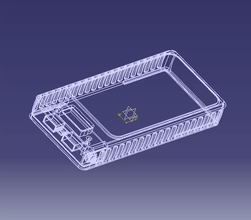 Power Bank Enclosure Honeycomb Style 3D print model_35