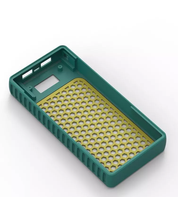 Power Bank Enclosure Honeycomb Style 3D print model_55
