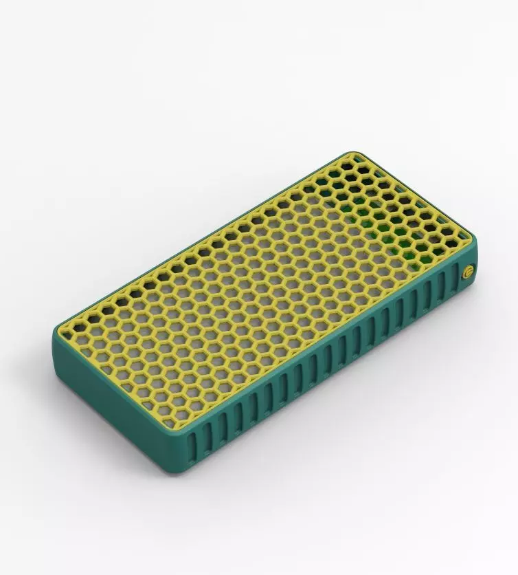 Power Bank Enclosure Honeycomb Style 3D print model_49