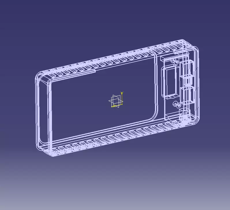 Power Bank Enclosure Honeycomb Style 3D print model_33