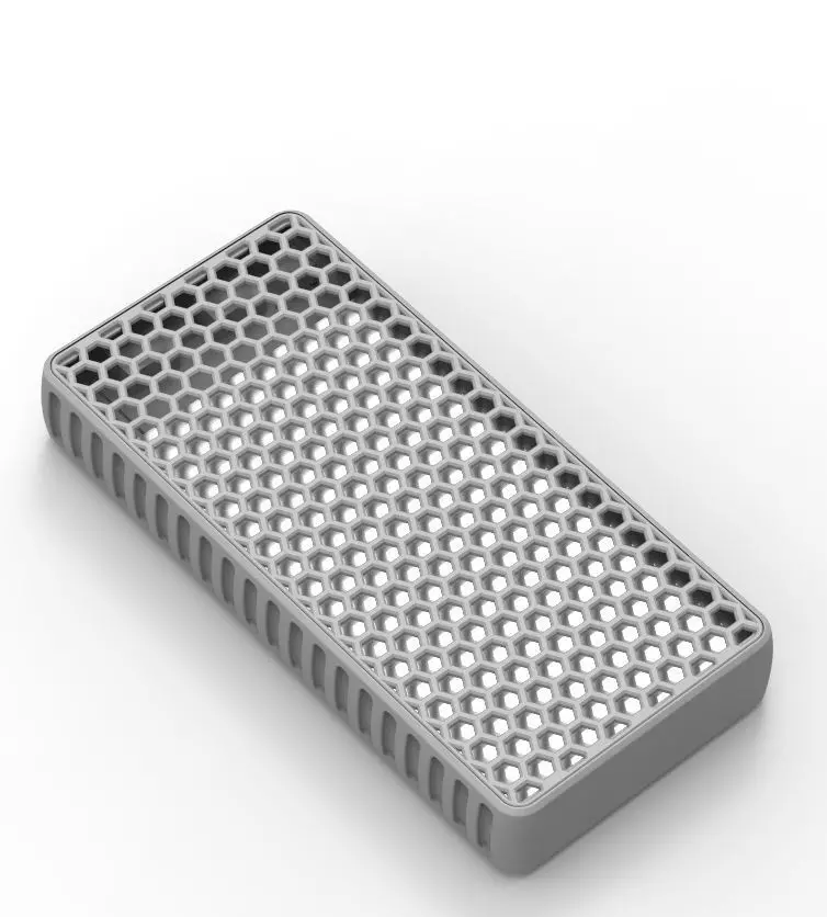 Power Bank Enclosure Honeycomb Style 3D print model_26