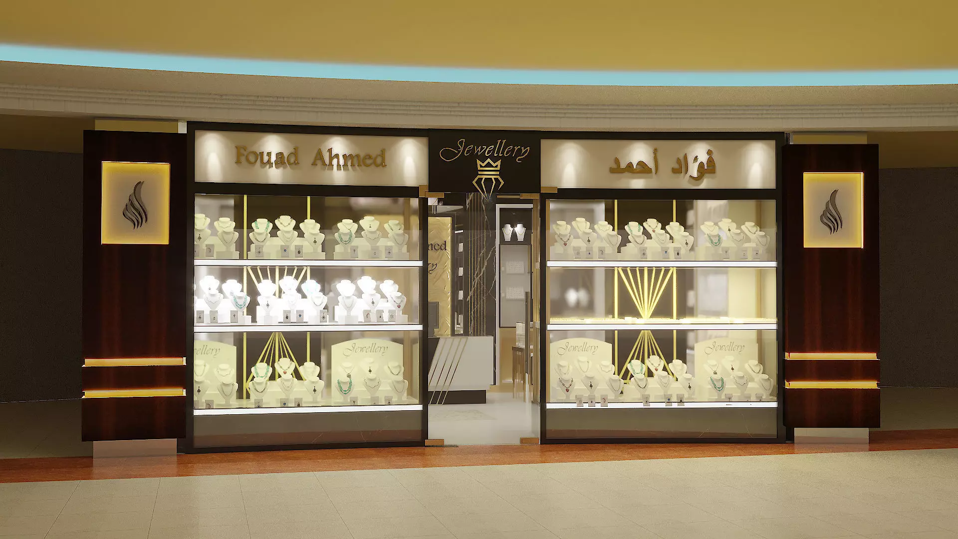 jewellery shop 3D model_4